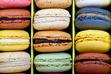 Image showing French macarons