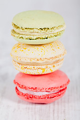 Image showing French macarons