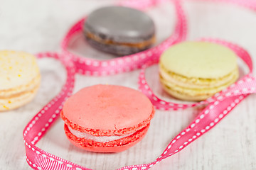 Image showing French macarons