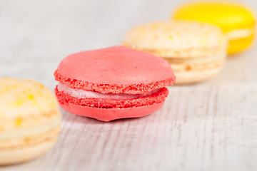 Image showing French macarons