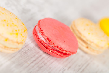 Image showing French macarons