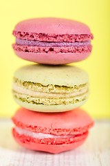 Image showing French macarons