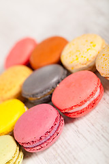 Image showing French macarons