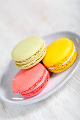 Image showing French macarons