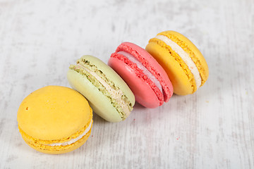 Image showing French macarons