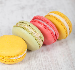 Image showing French macarons