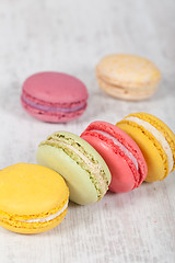 Image showing French macarons