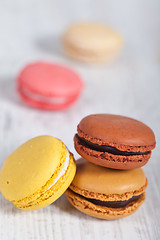 Image showing French macarons