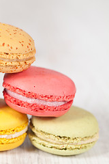 Image showing French macarons