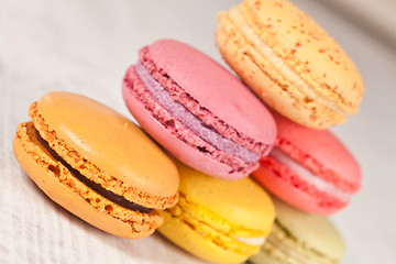 Image showing French macarons