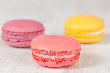 Image showing French macarons