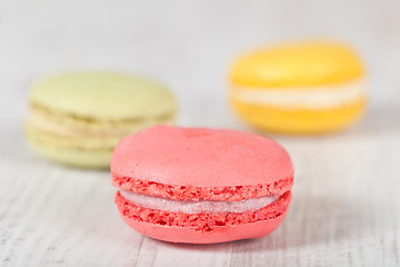 Image showing French macarons