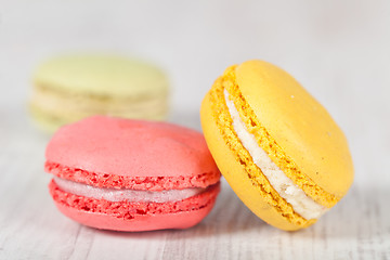 Image showing French macarons