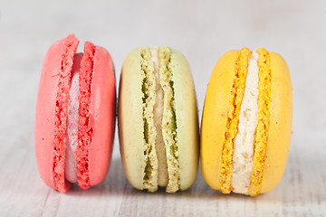 Image showing French macarons