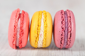 Image showing French macarons