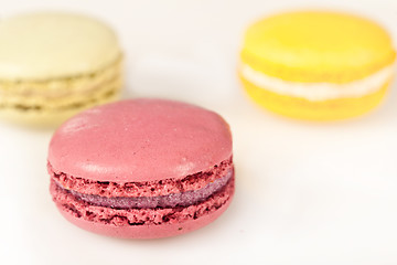 Image showing French macarons