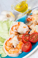 Image showing Prawn salad