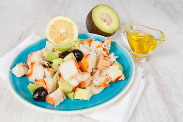 Image showing Prawn salad