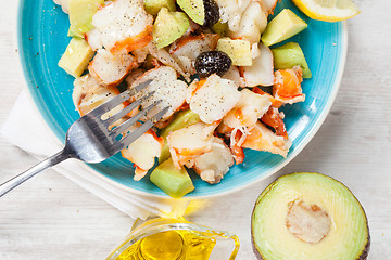 Image showing Prawn salad