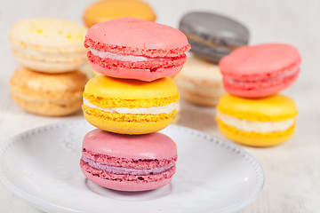 Image showing French Macarons