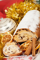 Image showing Christmas stollen