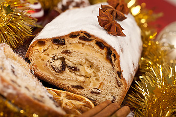 Image showing Christmas stollen