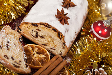 Image showing Christmas stollen