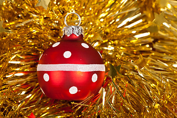 Image showing Christmas balls