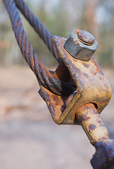 Image showing rusty bolt