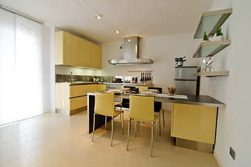 Image showing Modern kitchen interior