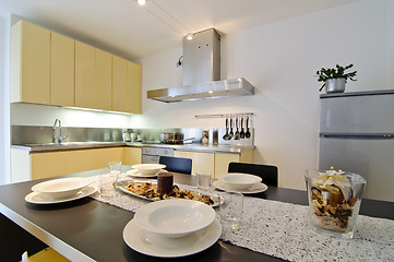 Image showing Modern kitchen interior