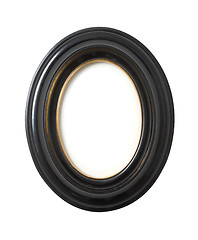 Image showing Oval photo frame