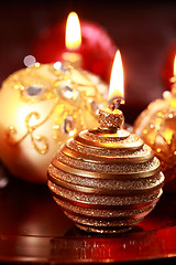 Image showing Christmas candle