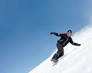 Image showing Snowboarder