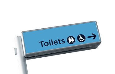 Image showing Toilet signs