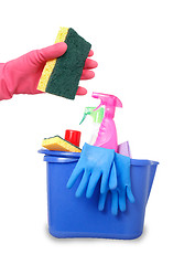 Image showing Cleaning products