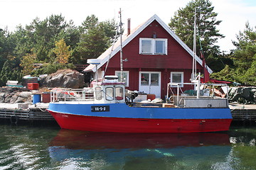 Image showing Old Fishing boat