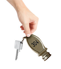 Image showing Hotel key