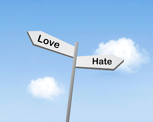 Image showing Love or hate