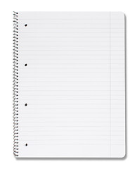 Image showing Empty notepad