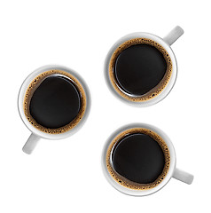 Image showing Cups of coffee