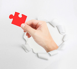 Image showing Puzzle piece