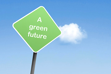 Image showing A greener future