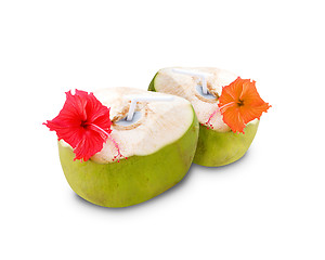 Image showing Coconut drinks