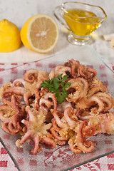 Image showing Fried Octopus