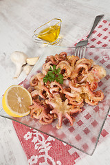 Image showing Fried Octopus