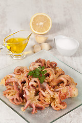 Image showing Fried Octopus