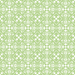 Image showing seamless classic floral pattern