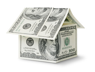 Image showing dollar in shape house