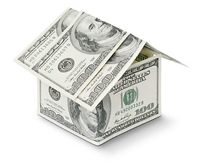 Image showing dollar in shape house